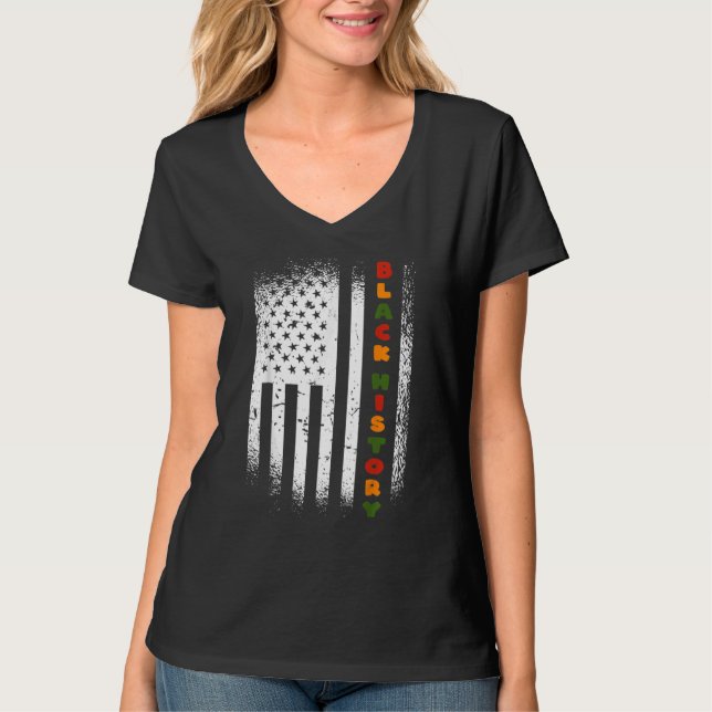Black History Month 247365 Pride African American_ T-Shirt (Vorderseite)