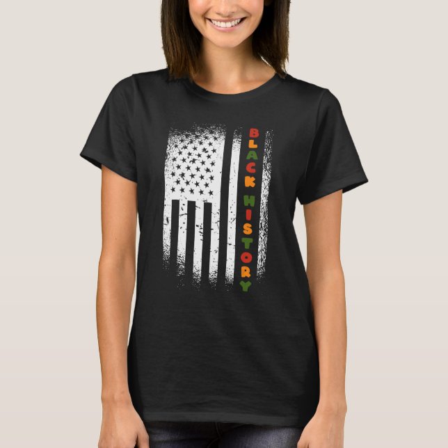 Black History Month 247365 Pride African American T-Shirt (Vorderseite)