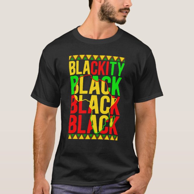 Black History Month African American Blackity Blac T-Shirt (Vorderseite)