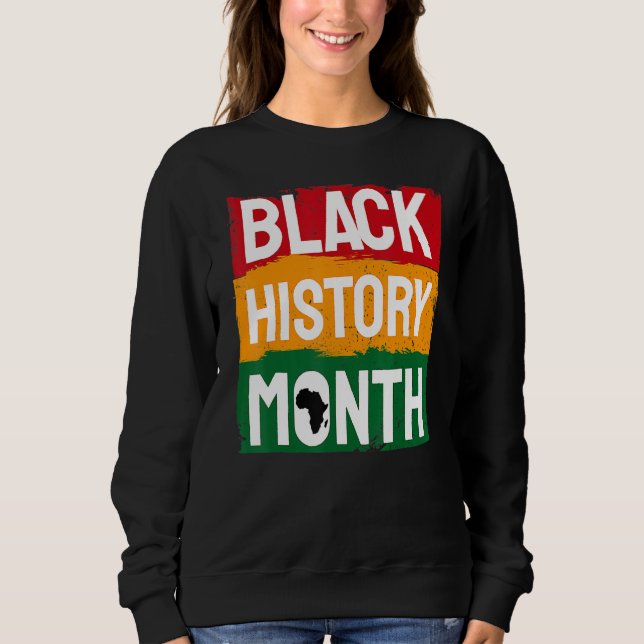 Black History Month African American Country Celeb Sweatshirt (Vorderseite)