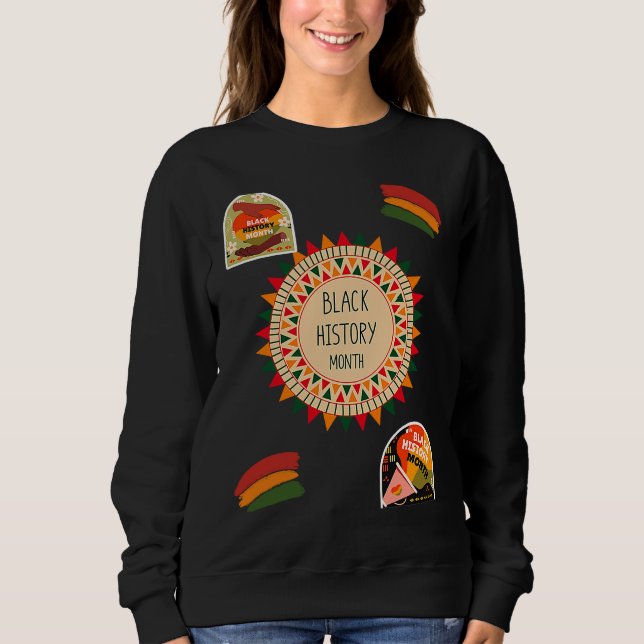 Black History Month African American Sweatshirt (Vorderseite)