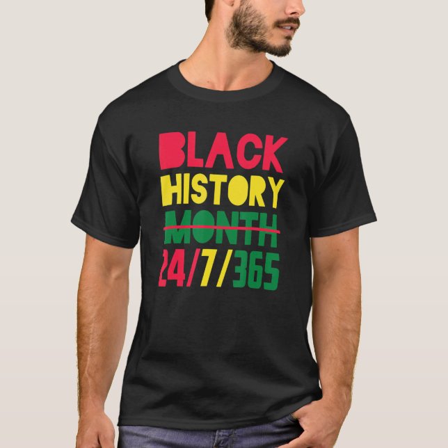 Black History Month African American T-Shirt (Vorderseite)