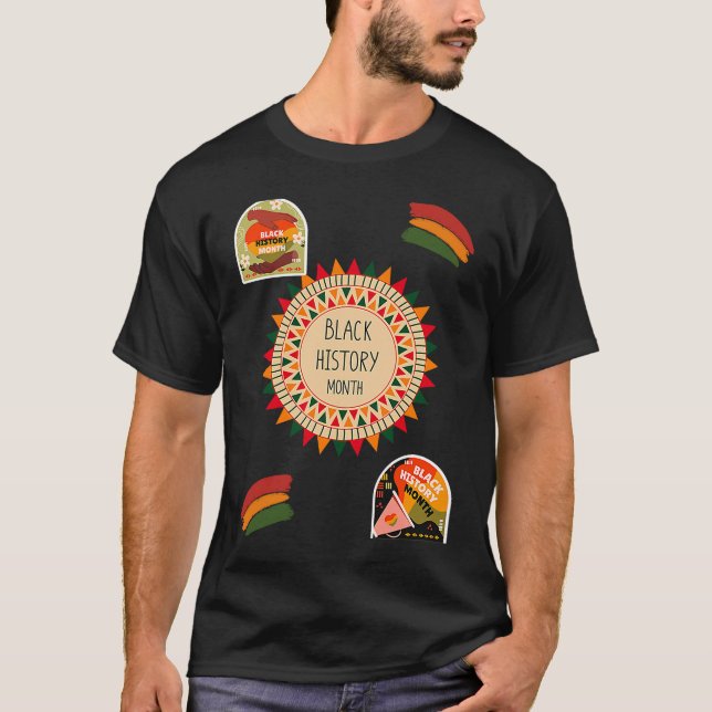 Black History Month African American T-Shirt (Vorderseite)