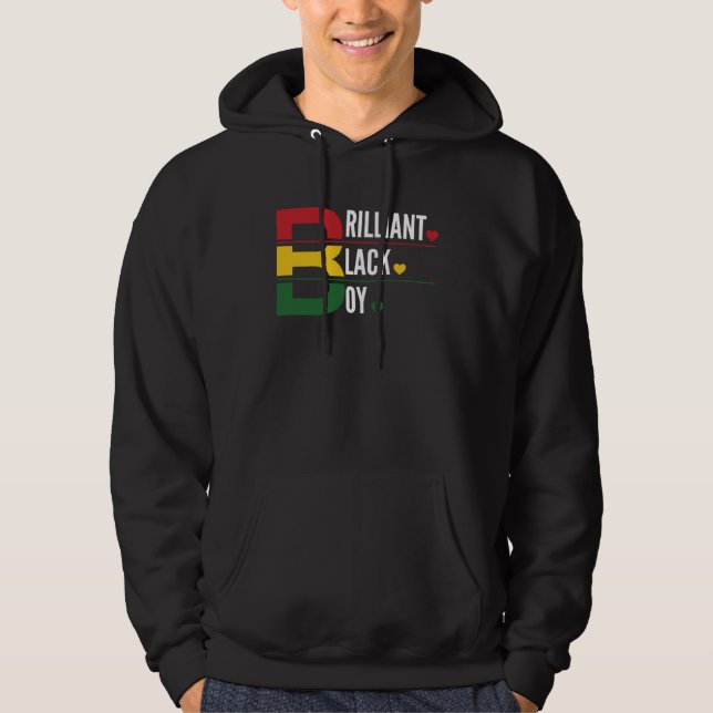 Black History Month African American Teacher Pride Hoodie (Vorderseite)
