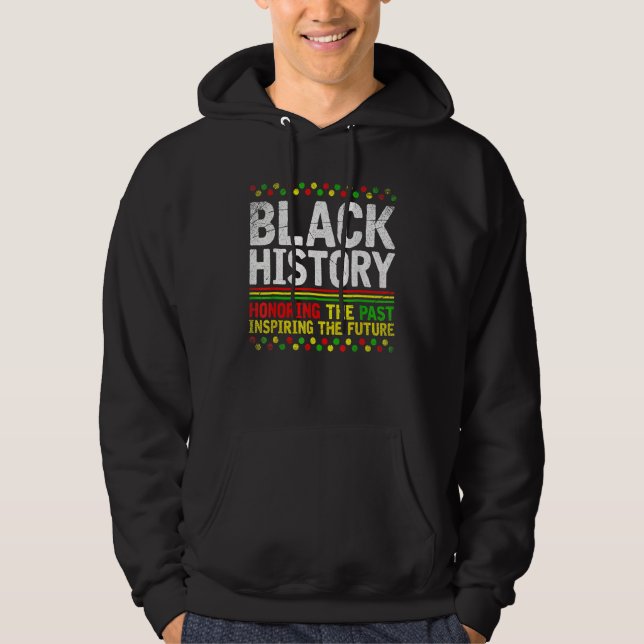 Black History Month Afro African Pride Men Women K Hoodie (Vorderseite)