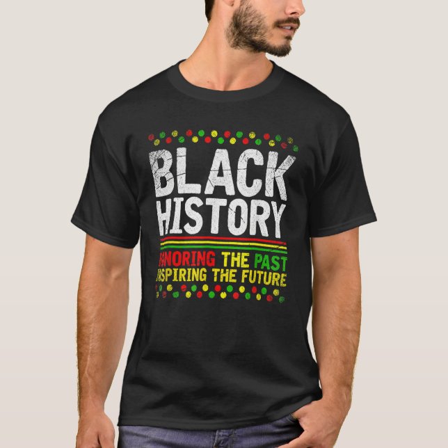 Black History Month Afro African Pride Men Women K T-Shirt (Vorderseite)