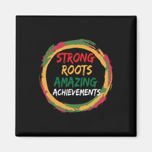 Black History Month Afroamerikanischer Country-Sta Magnet
