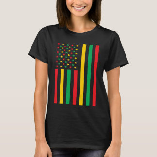 Black History Month American Flag T-Shirt