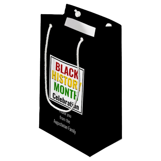 Black History Month BHM Stilvolles Celebration Par Kleine Geschenktüte (Vorderseite Schrägansicht)