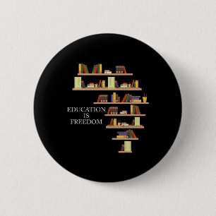 Black History Month Bildung Ist Freiheit Lehrer F Button