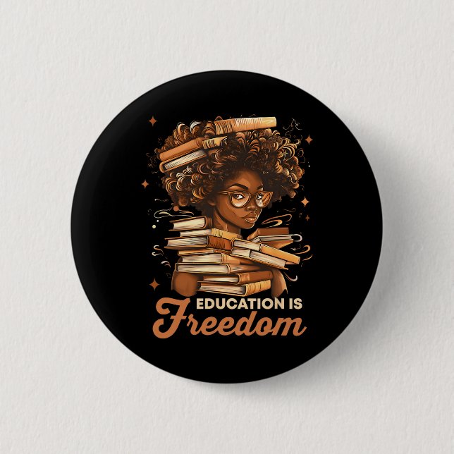 Black History Month Black Leaders African American Button (Vorderseite)