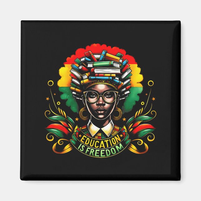 Black History Month Black Leaders African American Magnet (Vorne)