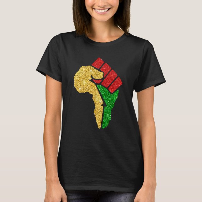 Black History Month BLM Melanin African American T-Shirt (Vorderseite)