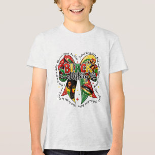 Black History Month, Coquette Bow Black Liebe, Afr Tri-Blend Shirt