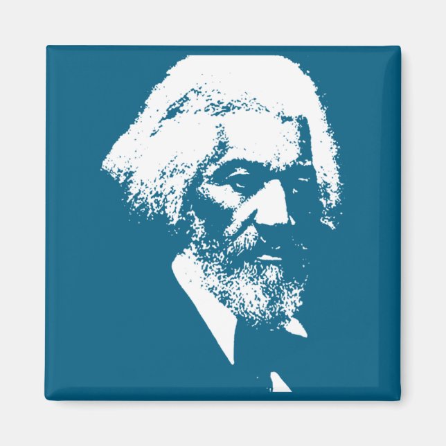 Black History Month Erick Dougl Silhouette T S  Magnet (Vorne)