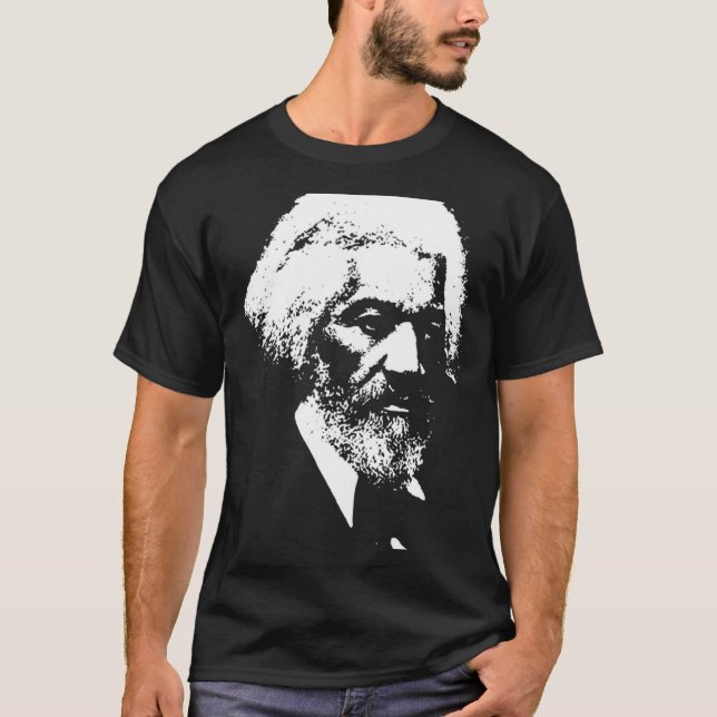 Black History Month Erick Dougl Silhouette T S  T-Shirt (Vorderseite)