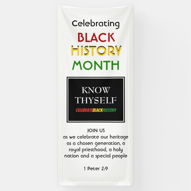BLACK HISTORY MONTH Event Foto Vorlage Vertikal Banner (Vertikal)