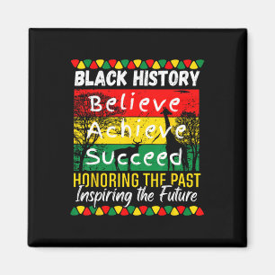 Black History Month Glaube an Erfolg Melani Magnet