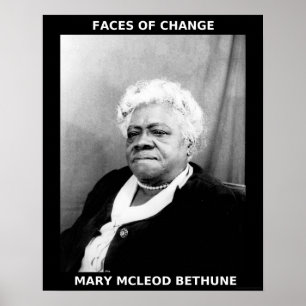 Black History Month Heroes - Mary McLeod Bethune Poster