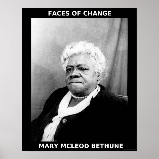 Black History Month Heroes - Mary McLeod Bethune Poster (Vorne)