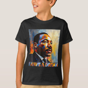 Black History Month Martin Luther King Träumt T-Shirt