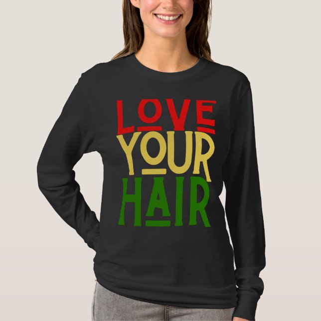 Black History Month Melanin Love Family & Communit T-Shirt (Vorderseite)