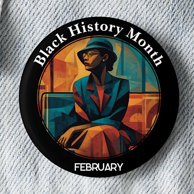 Black History Month Montgomery Busboykott Pinback Button (Von Creator hochgeladen)
