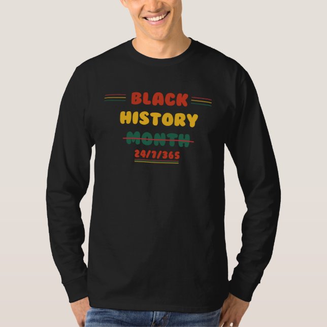 Black History Month One Month Cant Hold Our Histor T-Shirt (Vorderseite)
