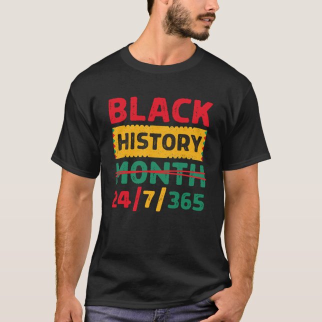 Black History Month One Month Cant Hold Our Histor T-Shirt (Vorderseite)