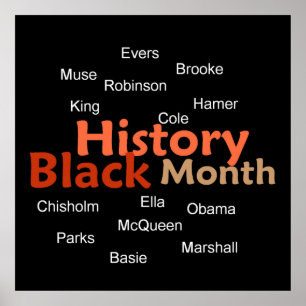 BLACK HISTORY MONTH POSTER Print