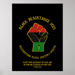 BLACK HISTORY MONTH Resistance 2023 Poster