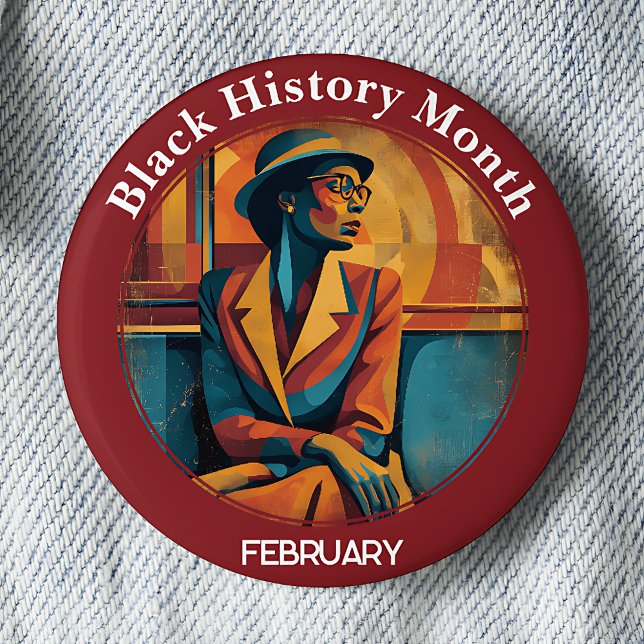 Black History Month Rosa Parks Pinback Button (Von Creator hochgeladen)