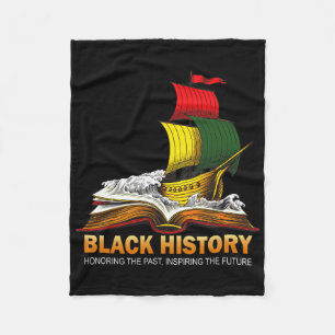 Black History Month Stolz Schwarze Geschichte Kult Fleecedecke