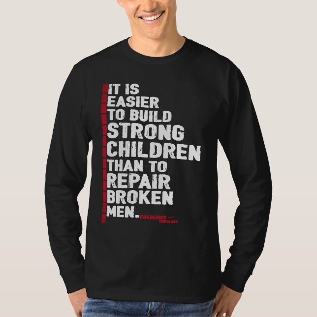 Black History Month Tees Frederick Douglass Quote  (Vorderseite)