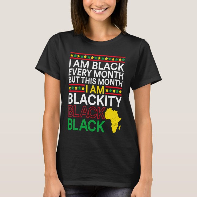 Black History Month USA History America African T-Shirt (Vorderseite)