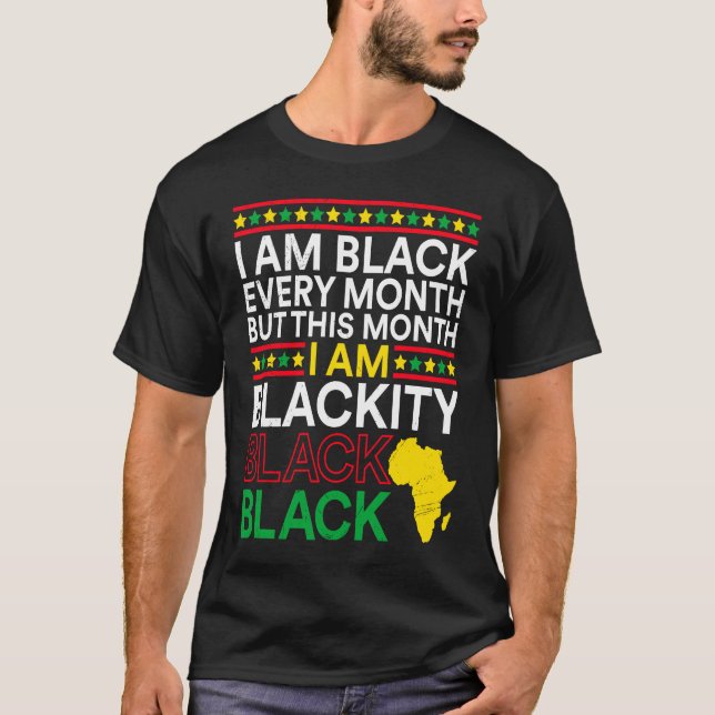 Black History Month USA History America African T-Shirt (Vorderseite)