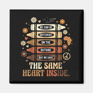 Black History Month Wir haben das gleiche Herz inn Magnet