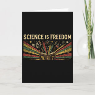Black History Month Wissenschaft ist Freiheit Afri Karte
