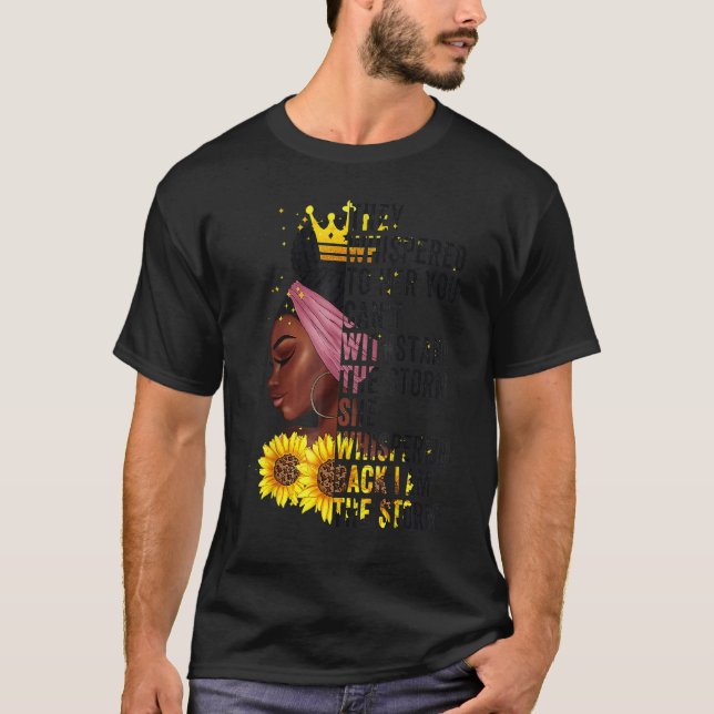 Black History Month Women African Afro I Am The St T-Shirt (Vorderseite)