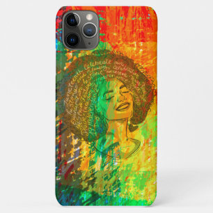 Black History Month Zitate Melanin Königin Case-Mate iPhone Hülle
