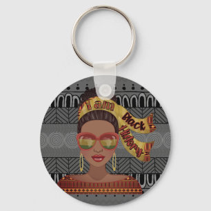Black History Multi Fashion Key Chain Schlüsselanhänger