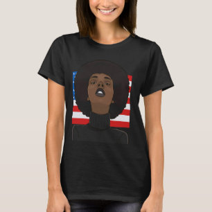 Black History Panther Party Afro Oakland Californi T-Shirt