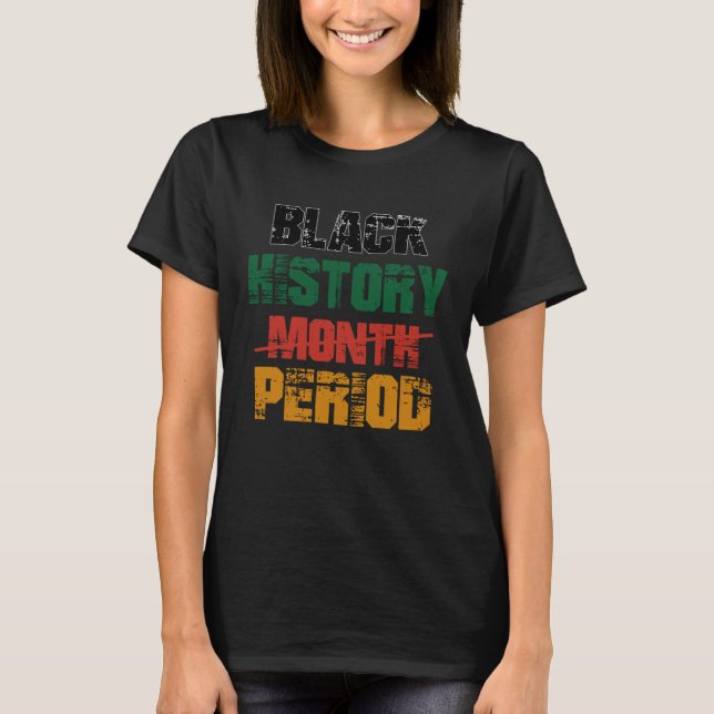 Black History Period African American Teacher Men  T-Shirt (Vorderseite)