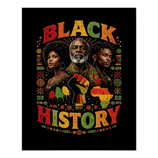 Black History Poster (Vorderseite)
