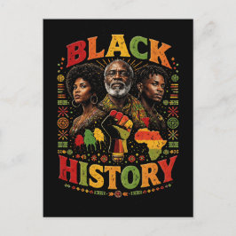 Black History Postkarte