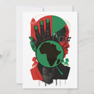 BLACK HISTORY SERIES - Der afrikanische Gelehrte Feiertagskarte