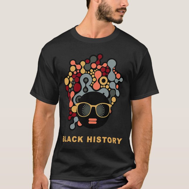 Black History SOUL Afrikanischer Schwarzlehrer T-Shirt (Vorderseite)