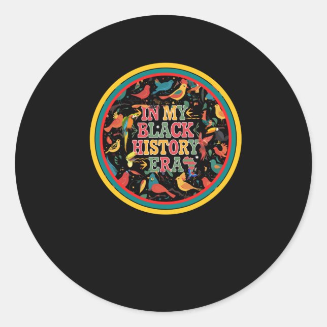 Black History Timeline Black Culture Sticker (Vorderseite)