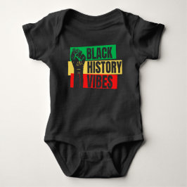 Black History Vibes Melanin Säugling Baby Boys Gir Strampler