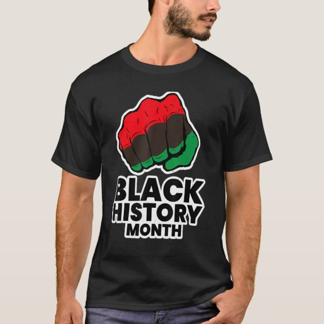 Black Historys Black History Month_1 T-Shirt (Vorderseite)